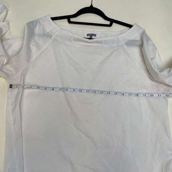 𝅺❤️👀❤️ White blouse with layered ruffled statement sleeves in XL - Picture 4 of 11